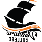 VC logo of ship with two sails on an orange wave with text 澳门皇家赌城在线 COllege Est. 1925